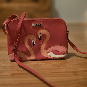 Kate Spade Coral Flamingo Crossbody Bag